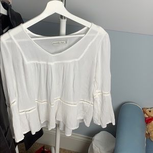 Abercrombie and Fitch white shirt
